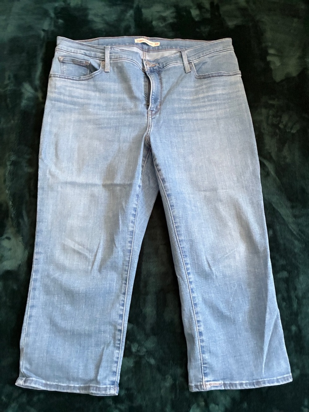 Levi's 311 Shaping Skinny Capri Light Blue Jeans